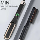 Electric Beard Straightening Comb Multifunctional Beard Straightener Brush Hair Styling Tool for Men - M & M Global