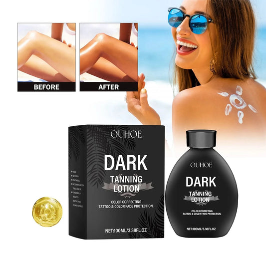 Self Tanning Lotion Beach Nourish Long Lasting Bronzer Dark Skin Quickly Absorbed Non-sticky Non-greasy Sunless Tanning Lotion - M & M Global