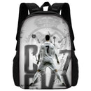 pcs set Football CR7 Star Child School Backpack with Lunch Bags Pencil Bags School Bags for R-Ronaldos Boys Girls Best Gift - M & M Global
