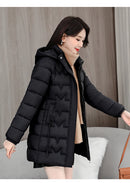 2024 New Winter Hooded Jacket Women Korean Parkas Loose Down Cotton Coats Overcoat Female Casual Thick Warm Windproof Outerwear