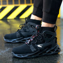 Steel Toe Shoes for Men Work Boots Lightweight Sneakers Indestructible Boots Anti-smash Anti-Punctur Construction Safety Shoes