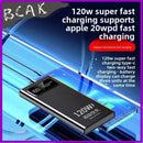 Quality BCAK New 120W Power Bank 20000mAh Super Fast Charging Large Capacity Mobile Power Supply - M & M Global