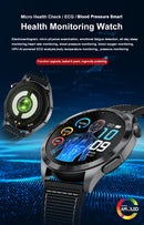 2026 New Nursing Grade ECG Health Smart Watch Blood Pressure Lipid Uric Acid 650nm Dual-Probelaser Heart Analysis Smartwatch