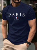 Summer Men's T-shirt 3D letter pattern Printing T-shirt Men's Personalized Hip Hop Street Clothing Tops Casual T-shirt for man - M & M Global