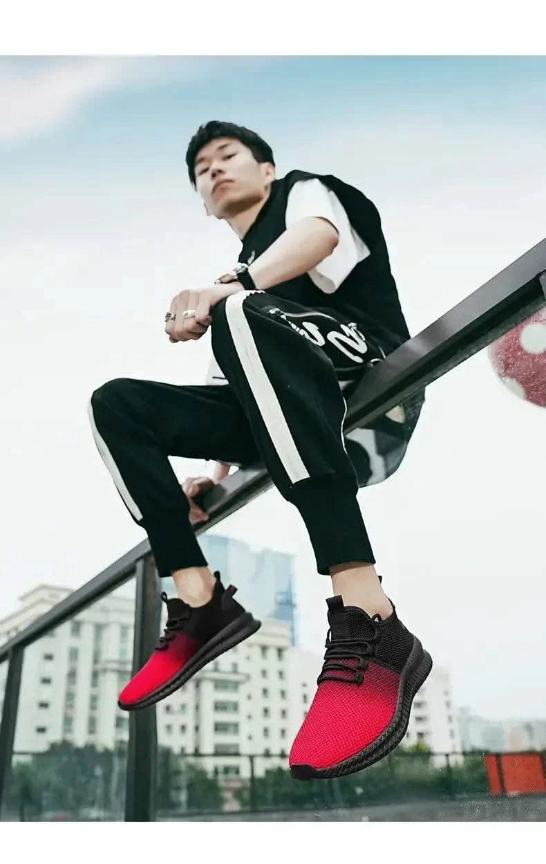 2024 Men's Sneakers Breathable Men Casual Shoes Outdoor Non-Slip Male Walking Lightweight Fashion Male Tennis Shoes - M & M Global