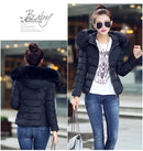 2025 Artificial raccoon fur collar winter jacket women Winter And Autumn Wear High Quality Parkas Outwear Women Coats