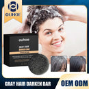 Darkening Hair Soap Blackening Beard Eyebrows Deep Cleansing Strengthen Nourish Repairing White Grey Hairs Treatment Shampoo Bar - M & M Global
