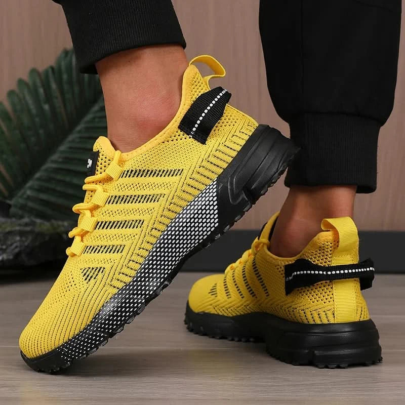 Hot Selling Men's Running Shoes Breathable Casual Non Slip Fashionable Trendy Outdoor Fitness Training Size 36-46 Sports Shoes - M & M Global