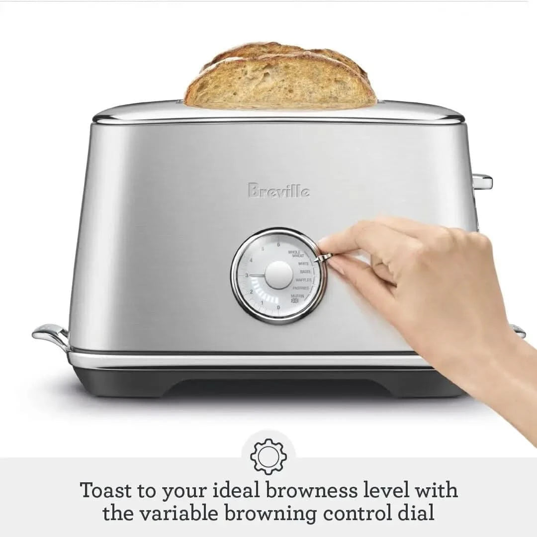 Luxe Toaster 2 Slice BTA735BSS, Brushed Stainless Steel - M & M Global