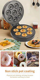 Doughnut Maker, Household Cake Breakfast Maker, Sandwich Maker, Large Eight Hole Bread Maker,Bread Maker,110V - M & M Global