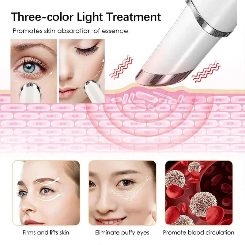 Thermal Eye Beauty Devices Fade Black Circle Anti Wrinkle Beauty Pen Eye Cream Introduction 42 ° Vibration Massage Tools - M & M Global