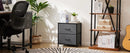 JHK Cabinet For Living Room With 2 Fabric Drawers Beside Nightstand Tables Storage Closet Chest Clothes Display Of Furniture