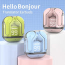 GREATWALL New AI Translation Earphones, In Ear Noise Reduction 5.3 High Definition Sound Quality Sports Fitness Wireless Earphon