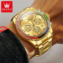 OLEVS 2939 Mens Watch Original Brand Quartz Watch Waterproof Luminous Watch For Men Multifunctional Chronograph Sport Date Reloj - M & M Global