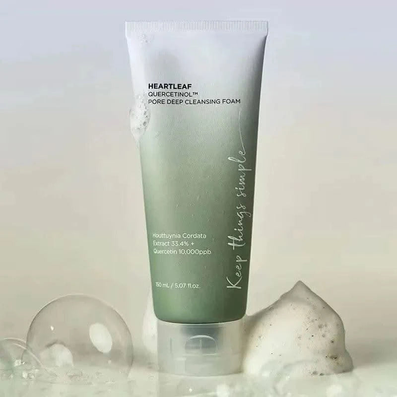Anua Heartleaf Dual Cleansing 2-in-1 Pore Control Cleansing Oil and Deep Facial Cleanser Double Cleansing Korea Skincare Set - M & M Global