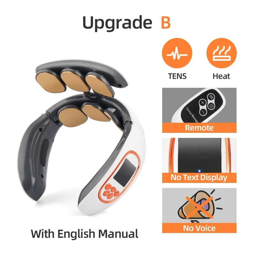 Intelligent Neck And Back Massager 6 Heads Shoulder Neck Massage Cervical masajeador Dropshipping - M & M Global
