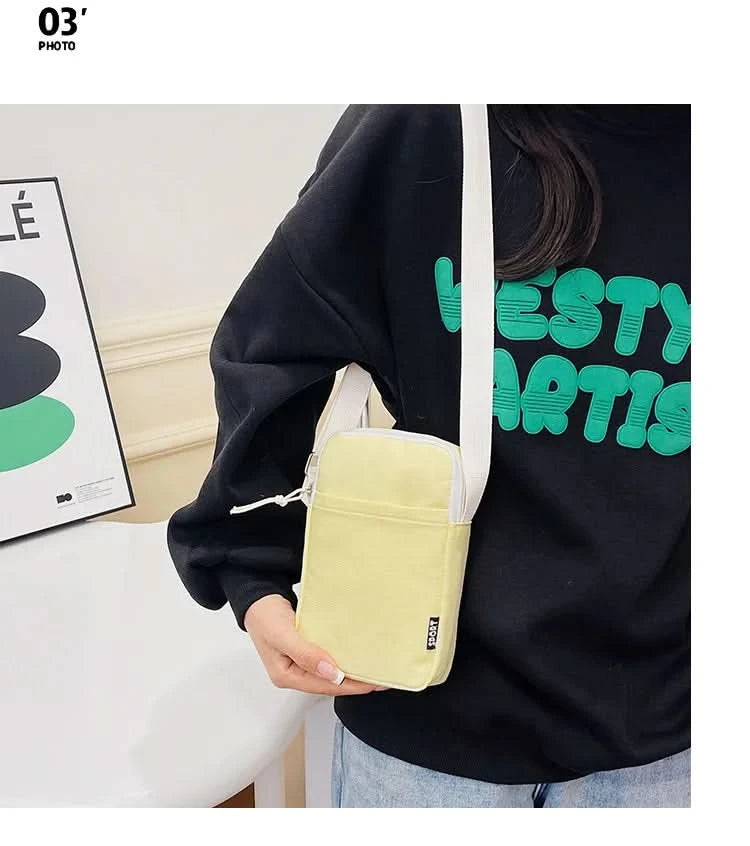 New Fashion Mobile Phone Bag Women's Messenger Bag All-match Mini Small Crossbody Bag Hanging Neck Coin Purse Vertical Handbag - M & M Global