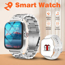 2025 new smart watch, Bluetooth call, message reminder, music playback, shutter control, weather forecast, unisex