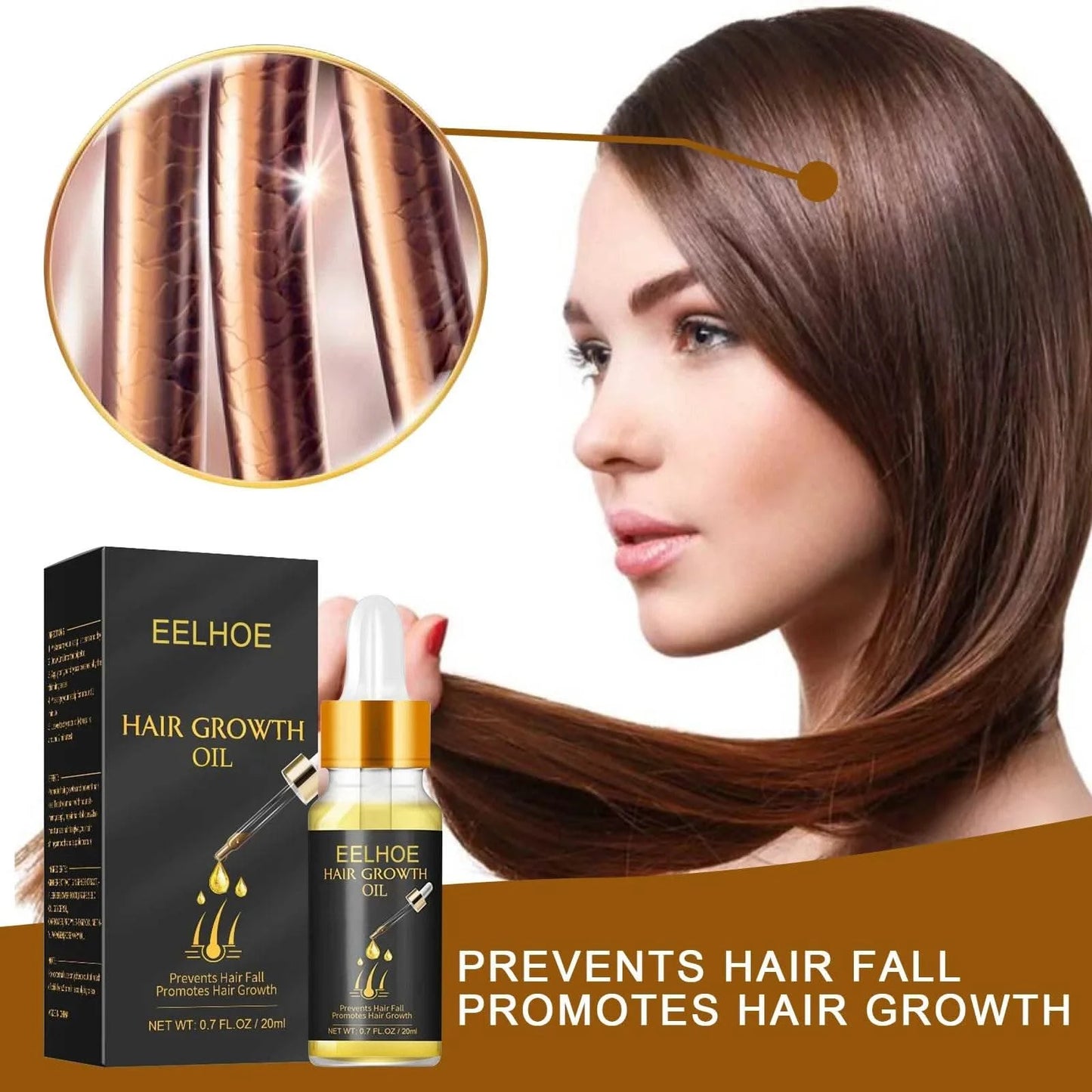 Dense Hair Essence Strong Firm Hair Care Soft & Nourishing Thick Hair Nutrition Liquid Strengthening Hair Anti Loss Hair Serum - M & M Global