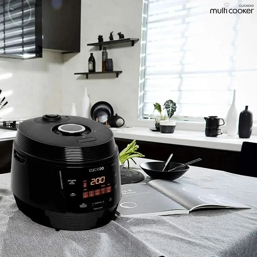 CMC-QAB501SB | 5QT. Standard 8-in-1 Pressure Cooker | 10 Menu Options: Slow Cooker, Sauté, Steamer, Yogurt & More, Made in Korea - M & M Global