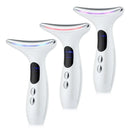 Neck Beauty Device EMS Microcurrent Chin Facial Lifting LED Firming Rejuvenation Anti Wrinkle Skin Care Face Massager - M & M Global