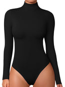 O Neck Long Sleeve Solid Color Sexy Bodysuit Women Autumn Winter Body Top Casual High Waist Lady Streetwear Bodysuits