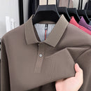 100% cotton trendy fashion brand spring and autumn new comfortable long sleeved men hot selling designer original polo shirt top
