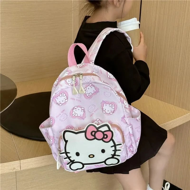 Kawaii Hello Kitty Kuromi Cinnamoroll Backpacks Cute Cartoon My Melody Pochacco Pompom Purin Anime Storage School Bag Sac A Dos - M & M Global