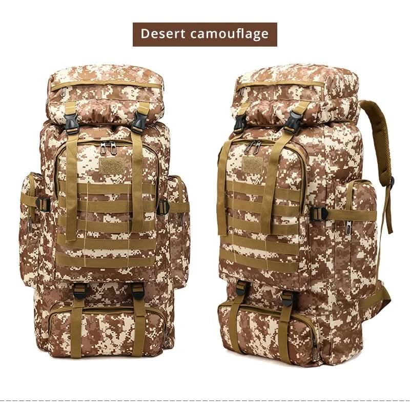 Rilibegan Men Travel Backpack Tactical Climbing Outdoor Hiking Camouflage Multifunctional Bag Men Backpack - M & M Global