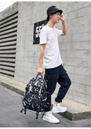 Messi C Ronaldo football bag star around high school students male and female large capacity backpack can be customized - M & M Global