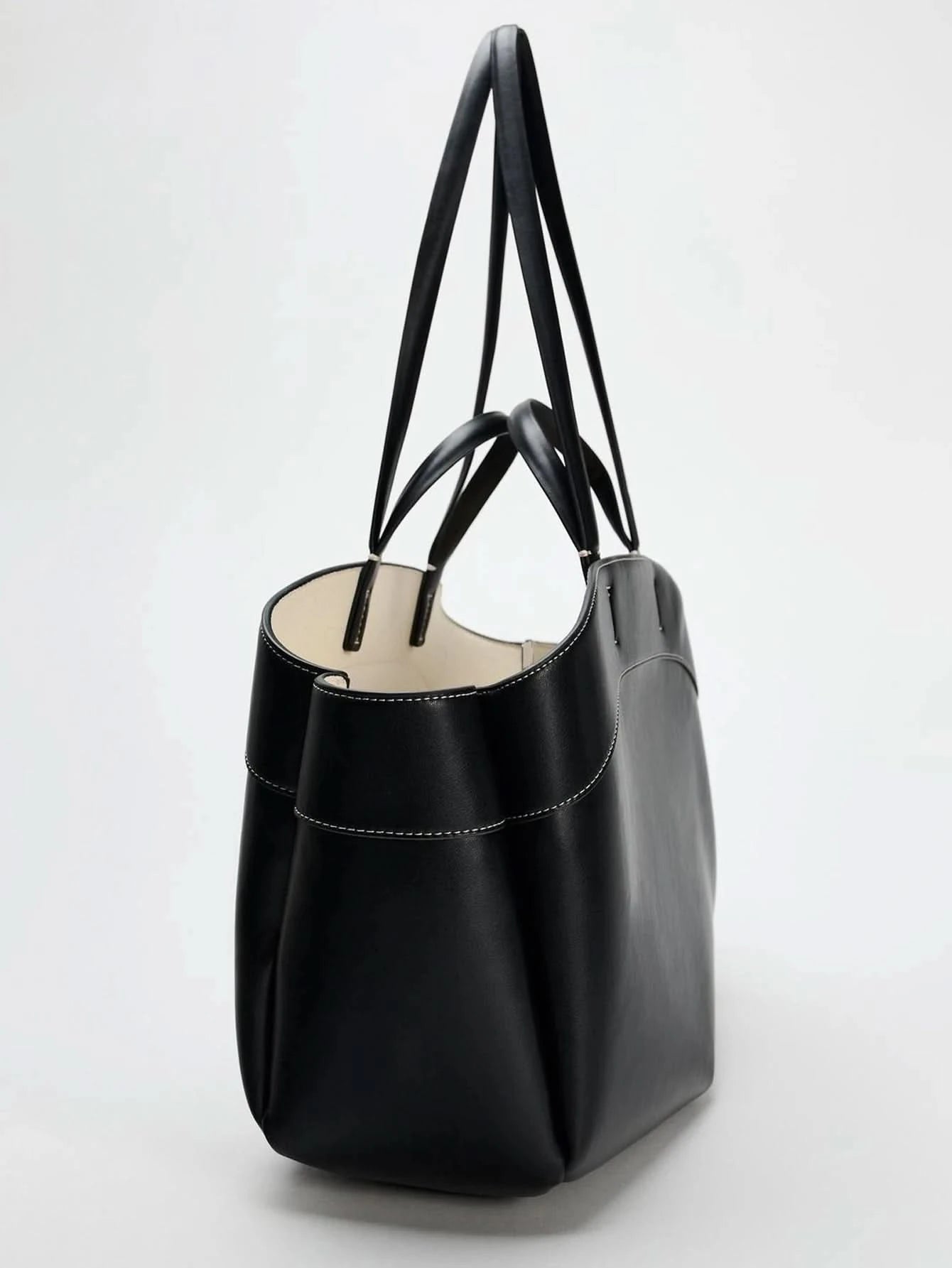 Women Tote Bag Underarm Pouch Large Capacity Pu Leather Shoulder Bag Retro Crossbody Bag Casual Portable Bucket Bags Handbag - M & M Global