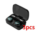 Original M10 Headphones Bluetooth Wireless Earpods Sports Stereo Noise Canceling Headphone Microphone Speaker Caixa De Som Gamer - M & M Global