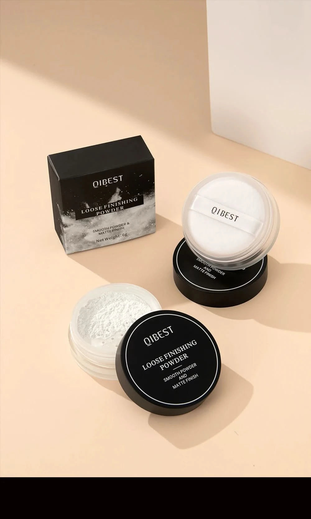 Face Loose Powder Translucent Matte Pink White Setting Powder Oil-Control Cosmetics Long-Lasting Waterproof Facial Makeup Powder - M & M Global