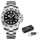 Reloj LIGE Top Brand Luxury Fashion Diver Watch Men Waterproof Date Clock Sport Watches Mens Quartz Wristwatch Relogio Masculino - M & M Global