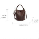 Senior Sense Retro Color Small Bag Women's New Crossbody Bag Super Fire Bucket Bag - M & M Global