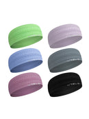 1pc Sport Headbands for Men Women Non-Slip Moisture Wicking Workout Sweatband Fitness Running Cycling Football Yoga Hairband