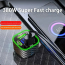 Xiaomi USB C Car Phone Charger Dual PD 4 in 1 with Voltage Display Super Fast Charge Adapter for iPhone Xiaomi Oppo Vivo Samsung - M & M Global