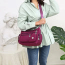 Large Capacity Women Crossbody Bag Waterproof Tote Casual Nylon Shoulder Bag Purse Handbag Lightweight Travel Messenger Bag - M & M Global