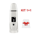 Ultrasonic Skin Scrubber Facial Spatula Blackhead Remover Deep Face Cleaning Lift Machine Peeling Shovel Pore Cleaner - M & M Global