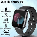 New 2025 Original For Apple Watch 10 Smart Watch x Men Body Temperature Bluetooth Call NFC GPS Sports Women SmartWatch for Apple