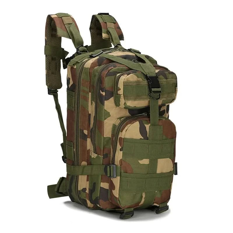 Men's Classic Tactical Backpack Travel Sports Camouflage Bag Outdoor Climbing Hunting Backpack Fishing Hiking Nylon 3P Pack Bag - M & M Global