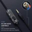 BINNUNE Gaming Headset with Mic for PS4 PS5 Xbox Series X|S Xbox One PC Switch Wired Gaming Headphones for Playstation 5 Xbox 1