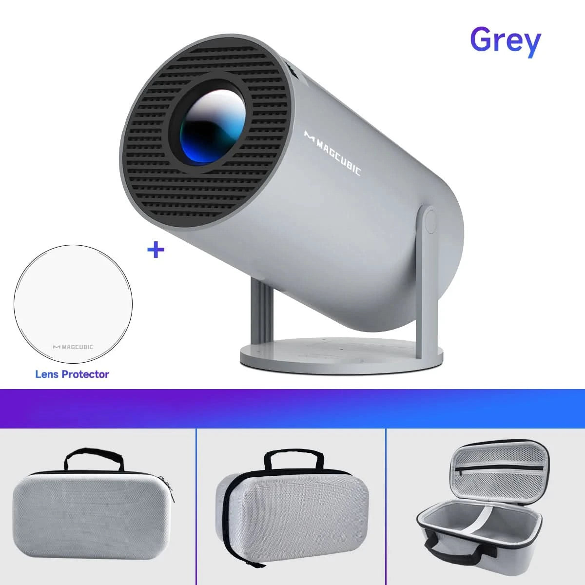 Magcubic Projector HY300 Pro 4K Android 11 Dual Wifi6 260ANSI Allwinner H713 BT5.0 1080P 1280*720P Home Cinema Outdoor Projetor - M & M Global