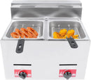 Propane Deep Fryer, Commercial Deep Fryer Propane Outdoor Fryers With Baskets Propane Stainless Steel Outdoor Fish Fryer for Hom - M & M Global