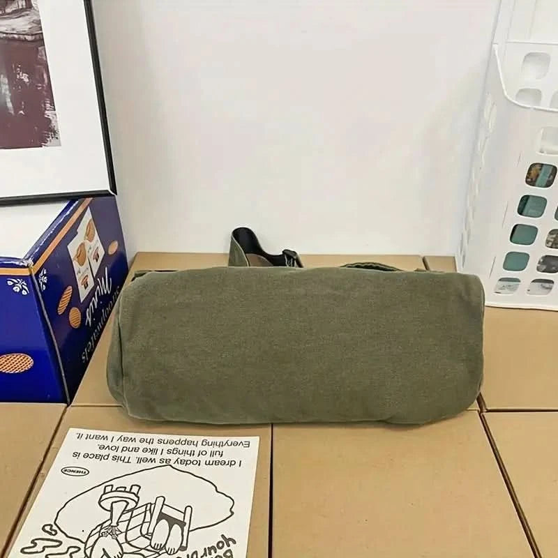 Women's Messenger Bag Vintage Handbag Canvas Teenager Shoulder Tote Bags Casual Handbag Crossbody Handbags - M & M Global