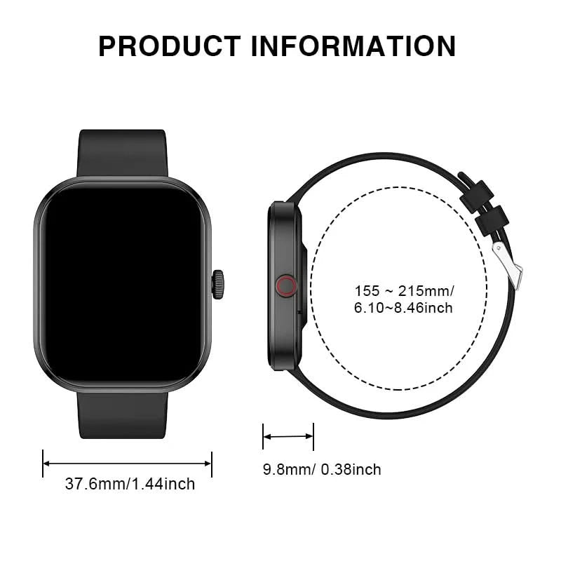 Smart Watch, Wireless Calling/dial, Multi-Sport Mode, Compatible with iPhone/Android
