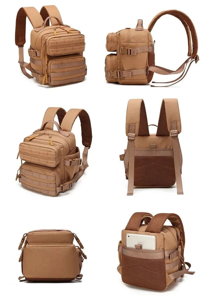 9L Mini Tactical Backpack for Women Travel Hiking Gym Bag Waterproof Sport Fitness Rucksack with Bottle Holder - M & M Global