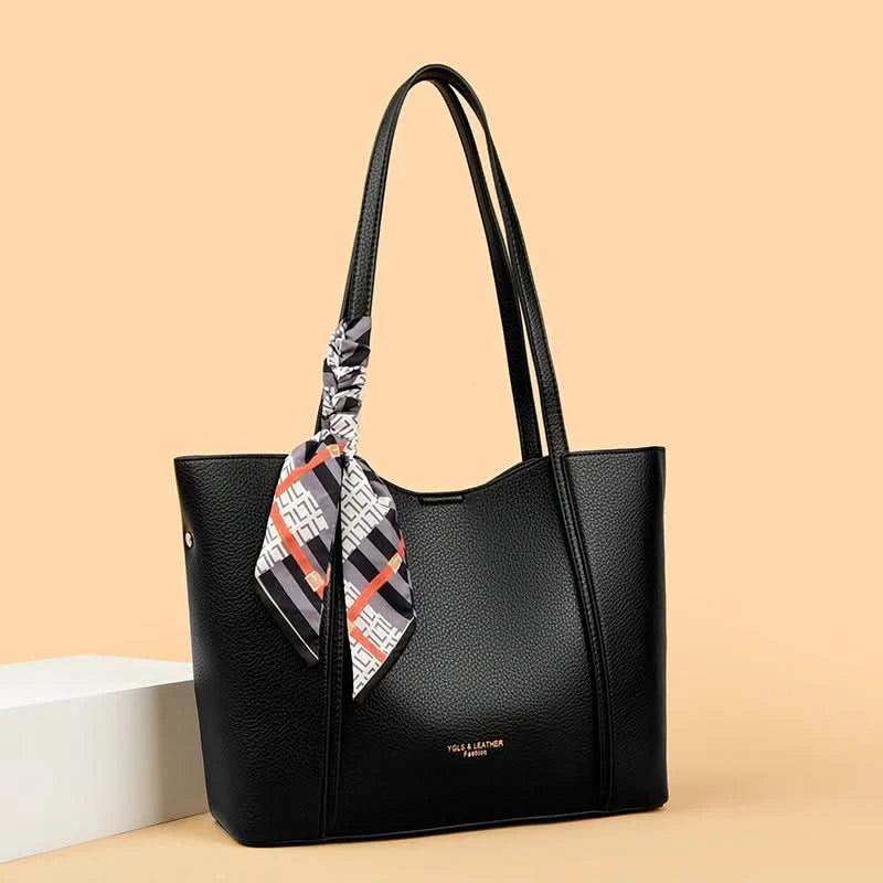 Genuine Brand Women Tote Bag High Quality Soft Leather Large Ladies Shoulder Crossbody Bag Luxury Female Shopping Handbag A Main - M & M Global
