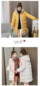 Women's Mid-length 2025 Korean Loose Winter Cotton Coat Thickened Cotton Jacket Bread