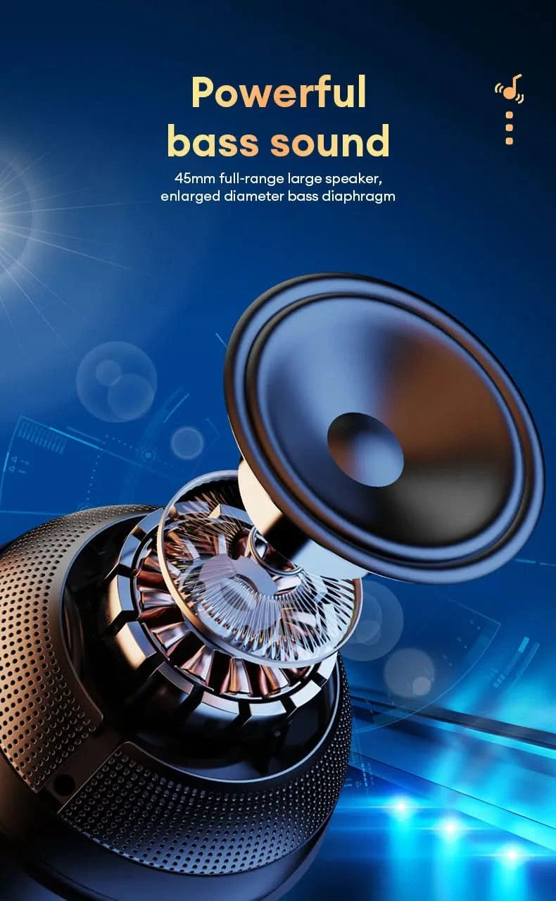 Ship From US Lenovo Bluetooth Speaker Portable Outdoor Long Endurance Home Music Player HiFi Stereo Surround Sound Box TS5